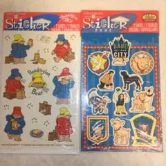 Paddington Bear & Babe ステッカーセット