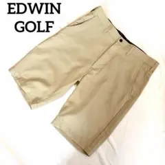 EDWIN GOLF シアサッカーショートパンツ　機能性　ゴルフ　ベルトループ
