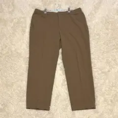 【23区】ゆったり大きめサイズ ブラウンカジュアルパンツ サイズ50（4L相当）