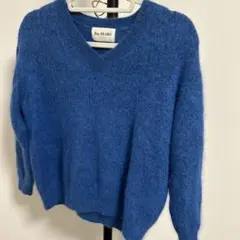 美品 Ray Beams ブルーニットセーター
