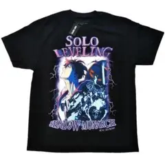 俺だけレベルアップな件　Tシャツ　XLサイズ　黒　アニメT　公式 *