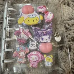 正規シール　ミニシール帳 未完成品 シール おすそ分け サンリオ キーホルダー