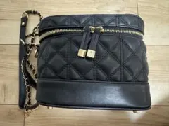 RANDA キルティング2WAYバニティバッグ ブラック 黒