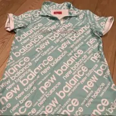 new balance ゴルフ ポロシャツ サイズ2 水色