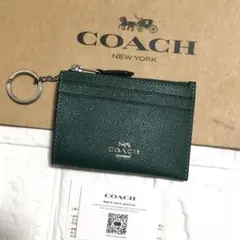 新品　COACH コーチ 定価23,100円 コイン パス IDケース 財布
