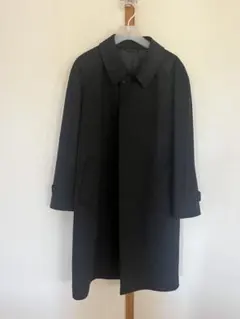 Pure Cashmere ロングコート　グレー　日本製　カシミヤ100%のサムネイル