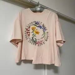 【定価2990円】リメイク風　Tシャツ　半袖　ライトピンクのサムネイル