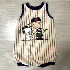 ピーナッツ　スヌーピー　レア　ヴィンテージ　ロンパース　6-9m 70 USA製