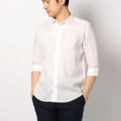 1回着用 Field Dream Men オンワード樫山 リネン 麻 7分袖