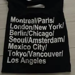 アメリカンアパレル　トートバッグ　黒