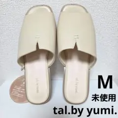【未使用】しまむら　tal.by yumi. Vステッチサンダル　中薄橙　Mのサムネイル