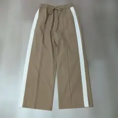 GUサイドライン ワイドパンツ ベージュのサムネイル
