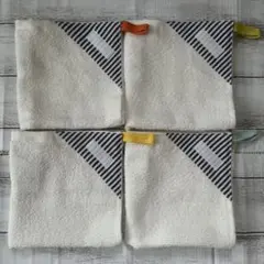 ループタオル ループ付タオル ストライプ 4枚セット