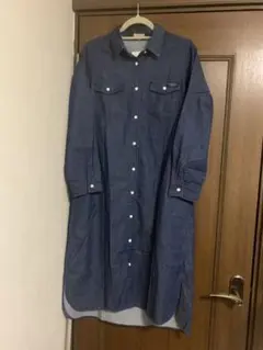 ハッシュアッシュ デニムワンピース L