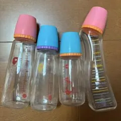 PIGEON 哺乳瓶 4本セット 計量目盛付き