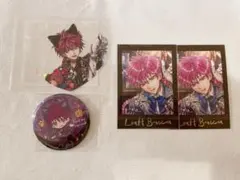 あくねこ ラト ぱしゃこれ 箔押し クリアカード 缶バッジ