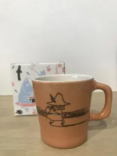 ムーミン イラスト マグカップ オレンジ