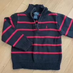 Polo by Ralph Lauren セーター 4T ネイビー/レッド