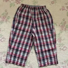 チェック　ハーフパンツ　UNIQLO 76-84cm