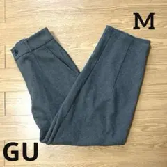 GU レディース ブラッシュドジャージーコクーンパンツ M グレー 348340