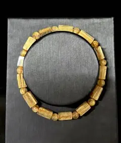 高品質ゴールドタイチンルチル　ブレスレット