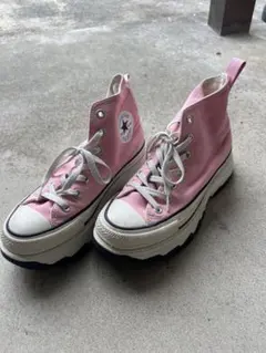 CONVERSE ALL STAR ピンク ハイカット厚底スニーカー