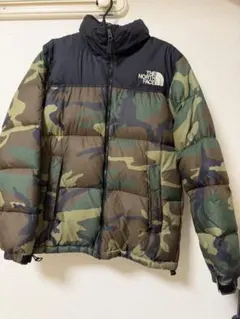 THE NORTH FACE 迷彩 ダウンジャケット　ヌプシ
