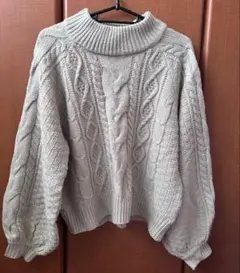 INGNI モスグリーンタートルネックセーター