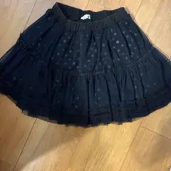 ドット柄 チュールスカート 120