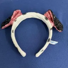 ディズニー　カチューシャ ダルメシアン　スパンコール