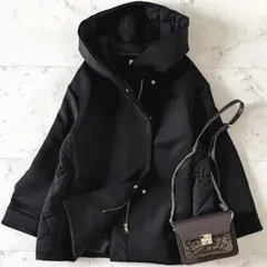 フード キルティングジャケット