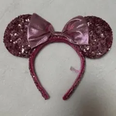 ミニー　カチューシャ　スパンコール