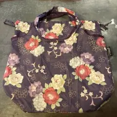 和花柄エコバッグ