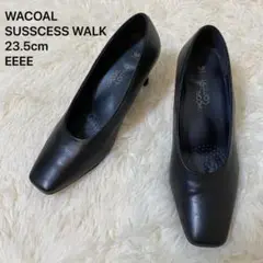 【美品】サクセスウォーク コンフォート スクエアトゥ 23.5cm EEEE