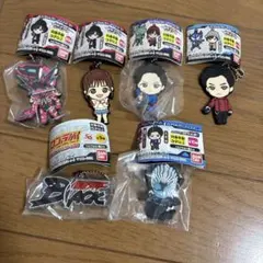 仮面ライダー　 カプセルラバーマスコット6個セット おまけ付き