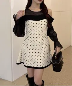 nice claup 取り外し可能ミニワンピース