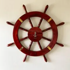 直接引き取り限定◆木製ラット◆船舶用ハンドル 舵 大型舵輪 直径120cm Amazon.co.jp: (舵輪30インチタイプ)(LIV023) マリンインテリア