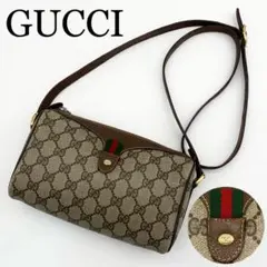 GUCCI ショルダーバッグ　インターロッキング　シェリーライン　GG柄