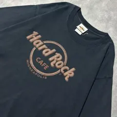 90s Hard Rock CAFE Tシャツ レザー ロゴ