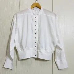 美品 ADAM ET ROPE ＜洗える＞シアーリブカーディガンのサムネイル