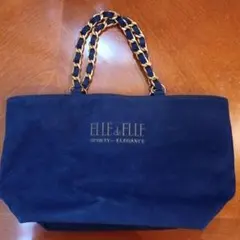 ELLE de ELLE ネイビー トートバッグ ミニのサムネイル