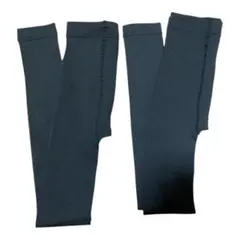 メンズ 前開き 厚手 タイツ ブラック