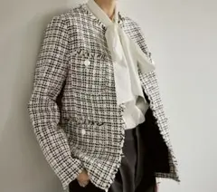 セレモニー　ツイードジャケット