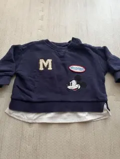 petit main ミッキーマウス トレーナー 80cm