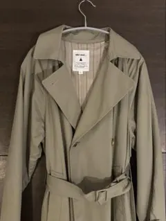 トレンチコート_nikoand_カーキ