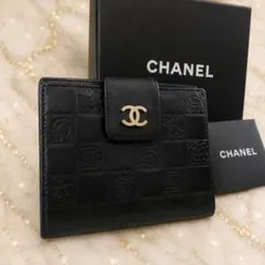 シャネル CHANEL 財布 ココマーク アイコンライン 黒 ブラックのサムネイル