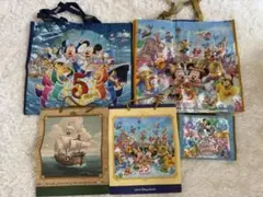 【東京ディズニーリゾート】ショップバック　5枚セット