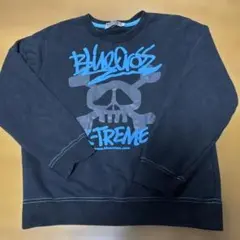 BLUE CROSS スカルデザイン トレーナー M