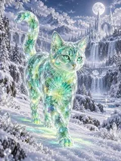 猫 デジタルアート 写真 1枚