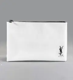 新品YSL イブサンローランポーチ 大容量約22*14*6cm おまけピアスあり